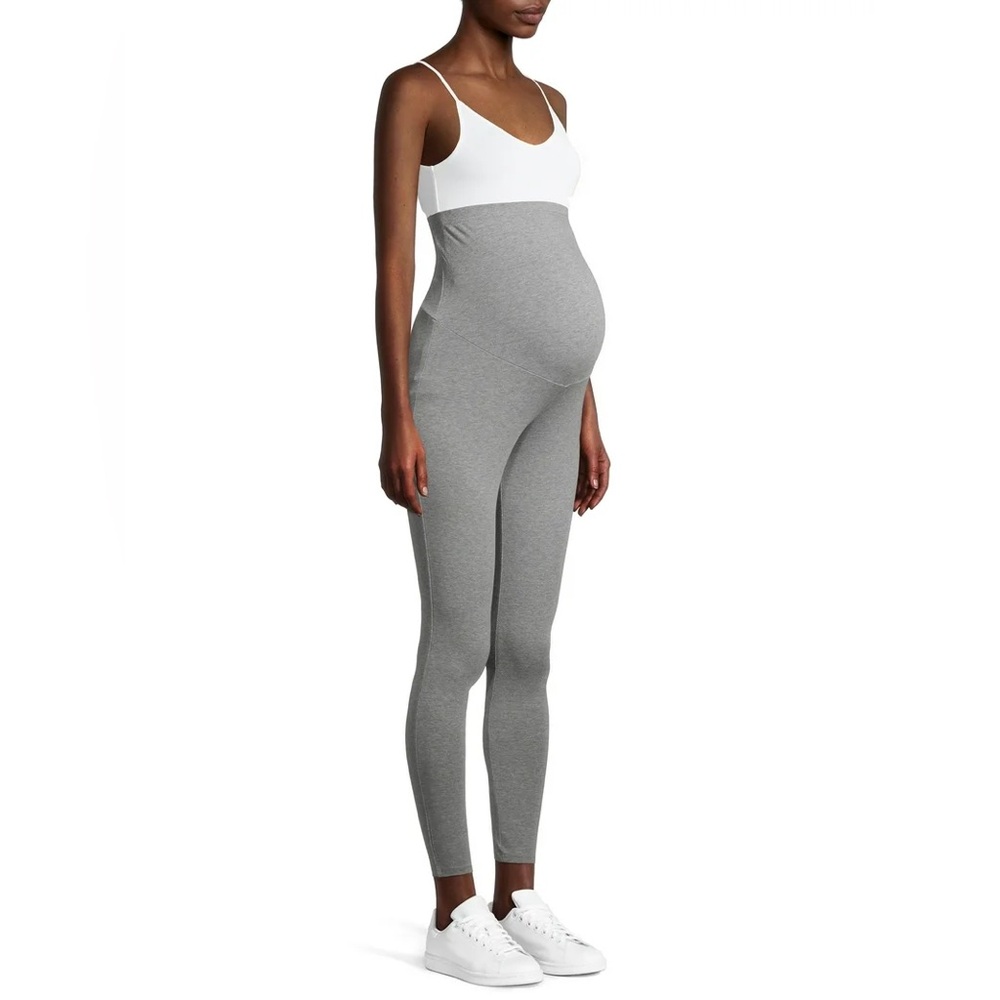 Time and Tru Gray Maternity Leggings